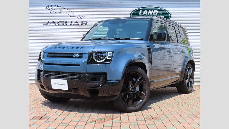 2025 認定中古車 Land Rover Defender 110 タスマンブルー D350 ディーゼルマイルドハイブリッド X-Dynamic HSE
