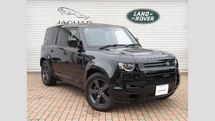 2024 認定中古車 Land Rover Defender 110 サントリーニブラック P525 AWD (AT) V8