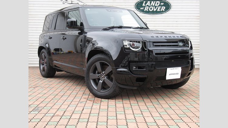 2024 認定中古車 Land Rover Defender 110 サントリーニブラック P525 AWD (AT) V8