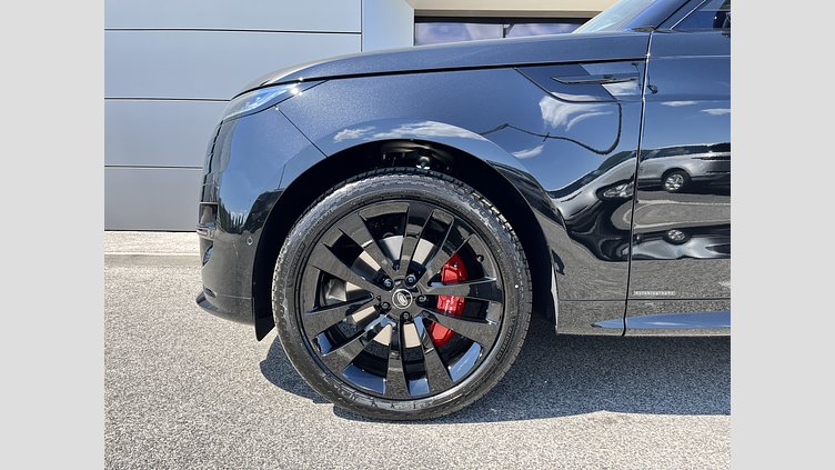 2025 SKLADOVÉ VOZIDLÁ Land Rover Range Rover Sport Čierna Santorini D350 MHEV AWD Automat Autobiography