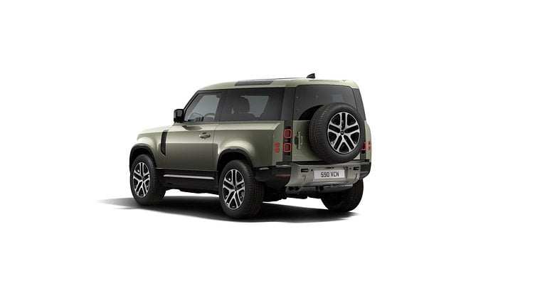 2025 Új Land Rover Defender 90 Pangea Green D250 mild hybrid dízelmotor X-Dynamic HSE