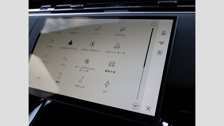 2025 認定中古車 Land Rover Range Rover Sport サントリーニブラック P550eプラグインハイブリッド（ガソリン） スタンダードホイールベース Dynamic SE