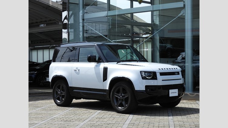 2022 認定中古車 Land Rover Defender 90 ユーロンホワイト P300 AWD（AT） X-DYNAMIC SE