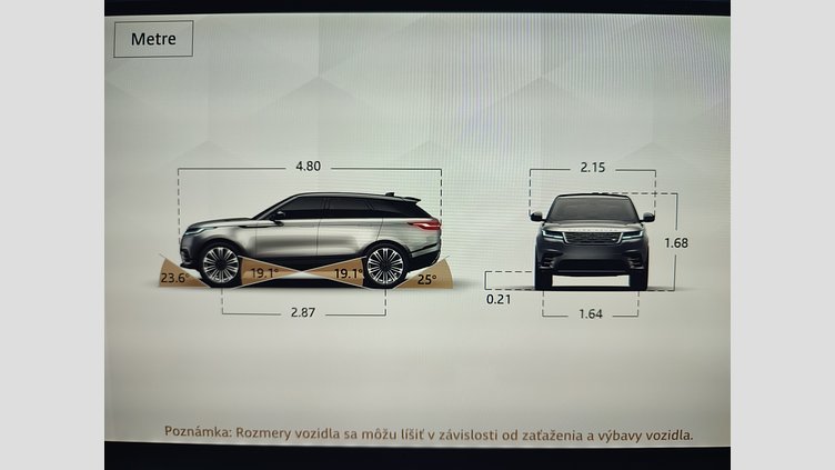2025 Approved/Jazdené Land Rover Range Rover Velar Arroios Grey 4x4 2.0i I4 P400e PHEV Dynamic SE AWD A/T