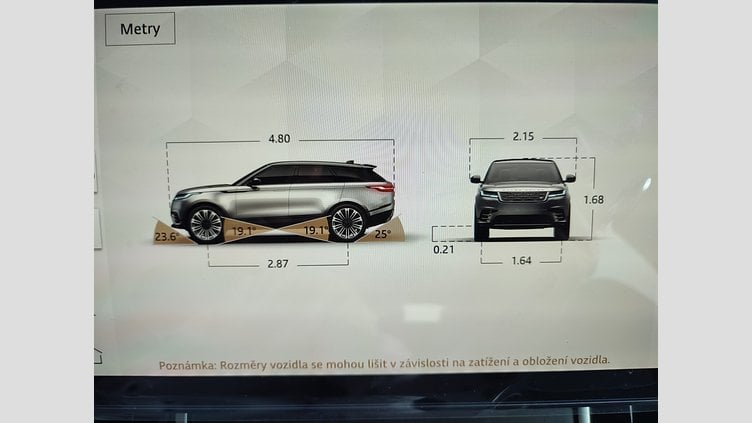 2025 Approved/Jazdené Land Rover Range Rover Velar Carpatian Grey 4x4 2.0i I4 P400e PHEV S AWD A/T