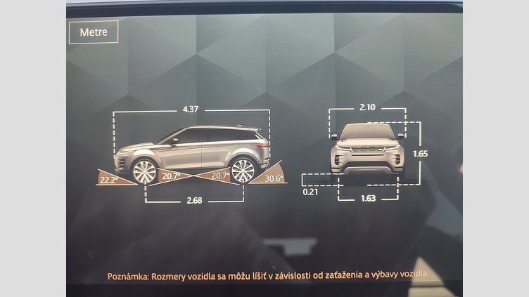 2025 Approved/Jazdené Land Rover Range Rover Evoque Seal Pearl Silver 4x4 2.0D I4 D165 MHEV S AWD A/T