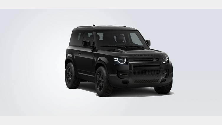2025 SKLADOVÉ VOZIDLÁ Land Rover Defender 90 Santorini Black 3.0D MHEV 250PS D250 S AWD Auto