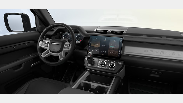 2025 SKLADOVÉ VOZIDLÁ Land Rover Defender 90 Santorini Black 3.0D MHEV 250PS D250 S AWD Auto