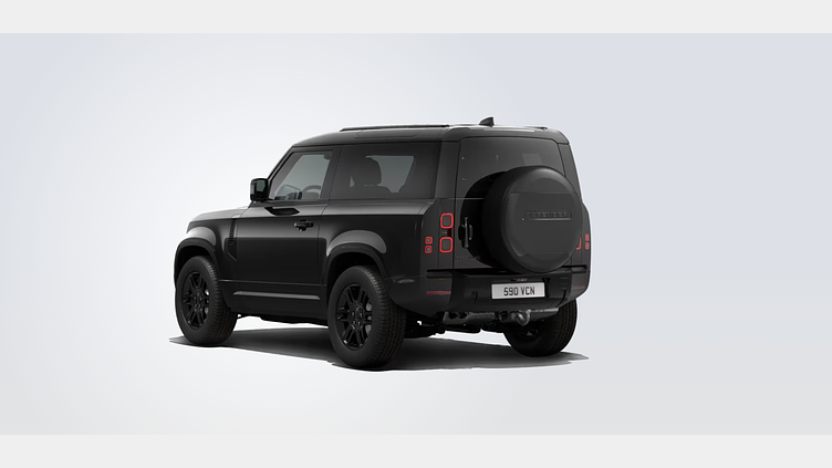 2025 SKLADOVÉ VOZIDLÁ Land Rover Defender 90 Santorini Black 3.0D MHEV 250PS D250 S AWD Auto
