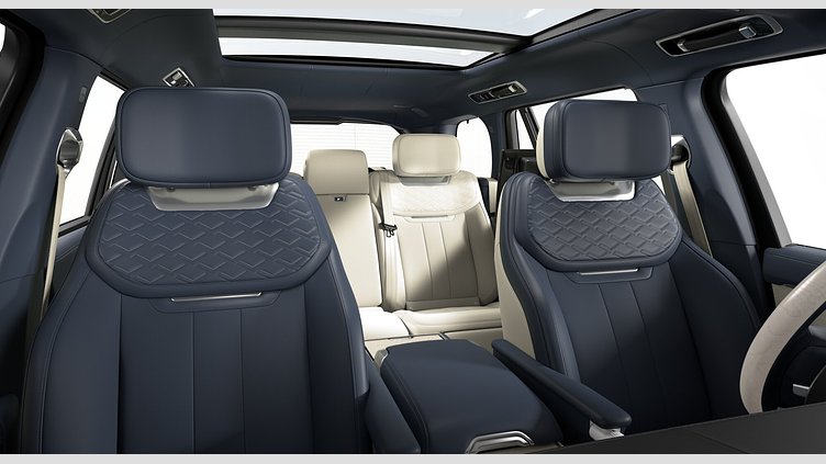 2025 NAUJI AUTOMOBILIAI Land Rover Range Rover Constellation Blue - Gloss finish P615 Petrol Mild Hybrid Long Wheelbase SV