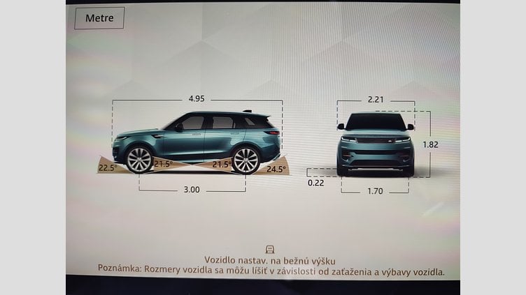 2024 Approved/Jazdené Land Rover Range Rover Sport Varesine Blue 4x4 3.0 I6 D300 MHEV Dynamic SE AWD A/T