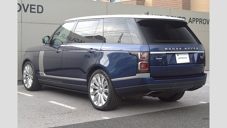 2018 認定中古車 Land Rover Range Rover SVO Premium Palette Blue 5.0 P AJ133 DOHC CDA LWB　P525　オートバイオグラフィ