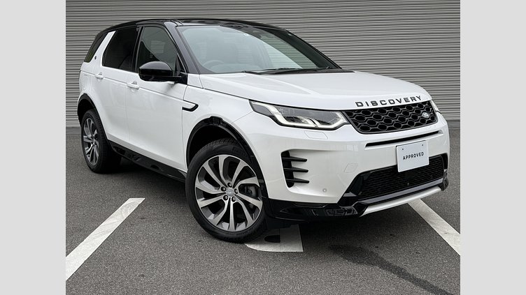 2024 認定中古車 Land Rover Discovery Sport オストゥーニパールホワイト P300eプラグインハイブリッド（ガソリン） 標準ホイール DYNAMIC HSE