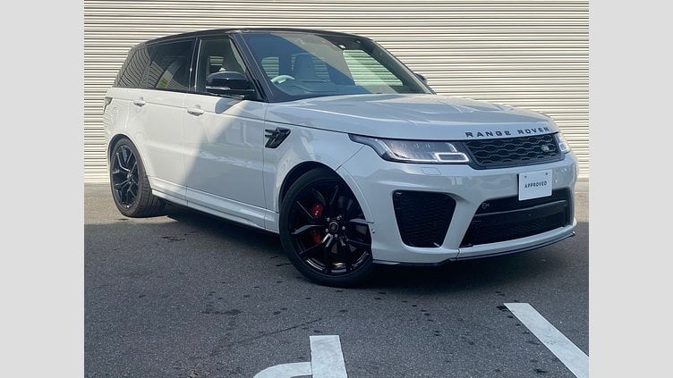2022 認定中古車 Land Rover Range Rover Sport フジホワイト 5.0L V8スーパーチャージドガソリン 575PS SVR