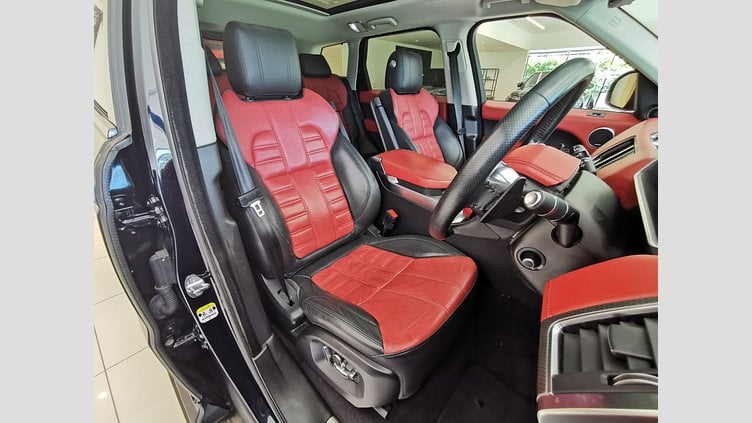2016 認定中古車 Land Rover Range Rover Sport Mariana Black 5.0 litre V8 Supercharged Petrol オートバイオグラフィダイナミック