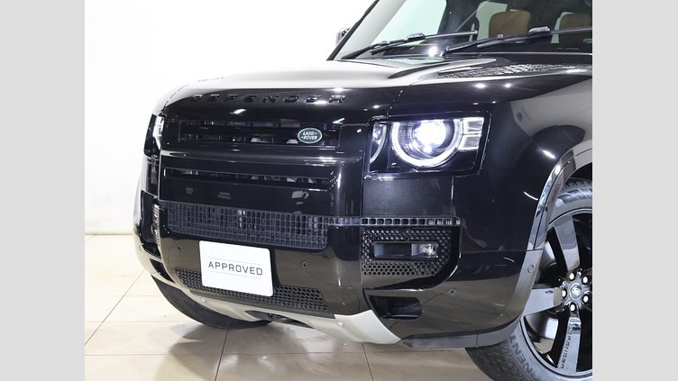 2024 認定中古車 Land Rover Defender 110 サントリーニブラック P525 AWD (AT) V8