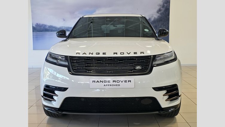 2024 Approved Land Rover Range Rover Velar Fuji White The 2023 Land Rover Range Rover Velar 3.0D Dynamic HSE (D300) is a luxurious SUV with a 3.0-liter diesel engine producing 300 horsepower.   Rover Range Rover Velar  3.0D Dynamic HSE (D300)