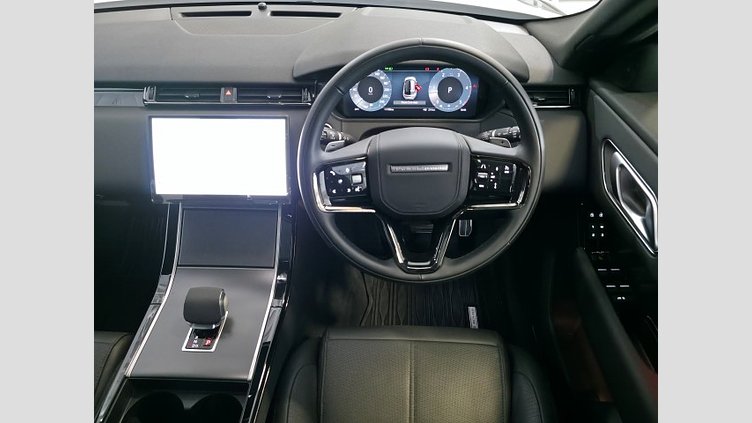 2024 Approved Land Rover Range Rover Velar Fuji White The 2023 Land Rover Range Rover Velar 3.0D Dynamic HSE (D300) is a luxurious SUV with a 3.0-liter diesel engine producing 300 horsepower.   Rover Range Rover Velar  3.0D Dynamic HSE (D300)