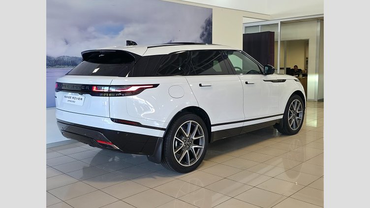 2024 Approved Land Rover Range Rover Velar Fuji White The 2023 Land Rover Range Rover Velar 3.0D Dynamic HSE (D300) is a luxurious SUV with a 3.0-liter diesel engine producing 300 horsepower.   Rover Range Rover Velar  3.0D Dynamic HSE (D300)