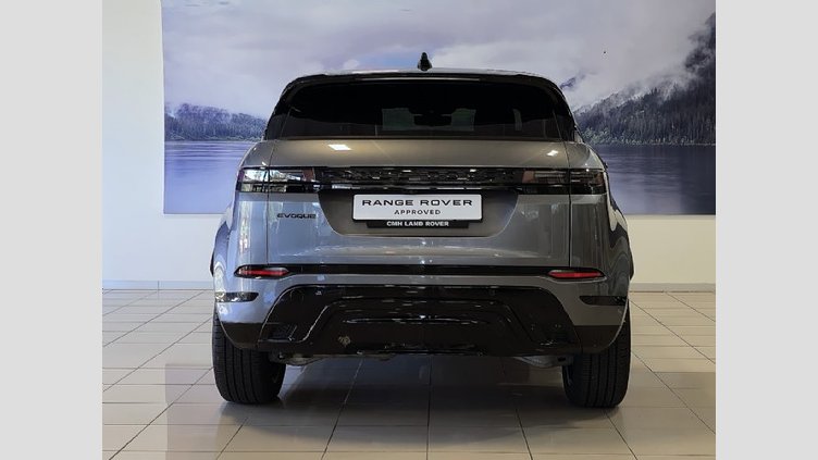 2025 Approved Land Rover Range Rover Evoque Eiger Grey The 2025 Land Rover Range Rover Evoque 2.0D SE R-Dynamic, with 147KW (D200), is a specific configuration of the popular compact SUV.  Land Rover Range Rover Evoque 2.0D SE R-Dynamic 147KW (D200)