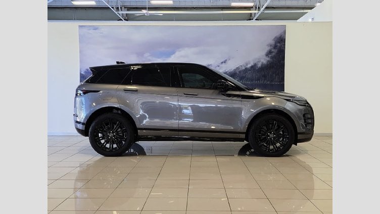 2025 Approved Land Rover Range Rover Evoque Eiger Grey The 2025 Land Rover Range Rover Evoque 2.0D SE R-Dynamic, with 147KW (D200), is a specific configuration of the popular compact SUV.  Land Rover Range Rover Evoque 2.0D SE R-Dynamic 147KW (D200)