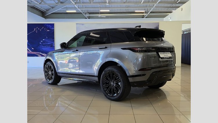 2025 Approved Land Rover Range Rover Evoque Eiger Grey The 2025 Land Rover Range Rover Evoque 2.0D SE R-Dynamic, with 147KW (D200), is a specific configuration of the popular compact SUV.  Land Rover Range Rover Evoque 2.0D SE R-Dynamic 147KW (D200)