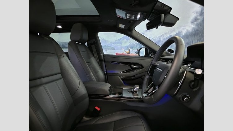 2025 Approved Land Rover Range Rover Evoque Eiger Grey The 2025 Land Rover Range Rover Evoque 2.0D SE R-Dynamic, with 147KW (D200), is a specific configuration of the popular compact SUV.  Land Rover Range Rover Evoque 2.0D SE R-Dynamic 147KW (D200)