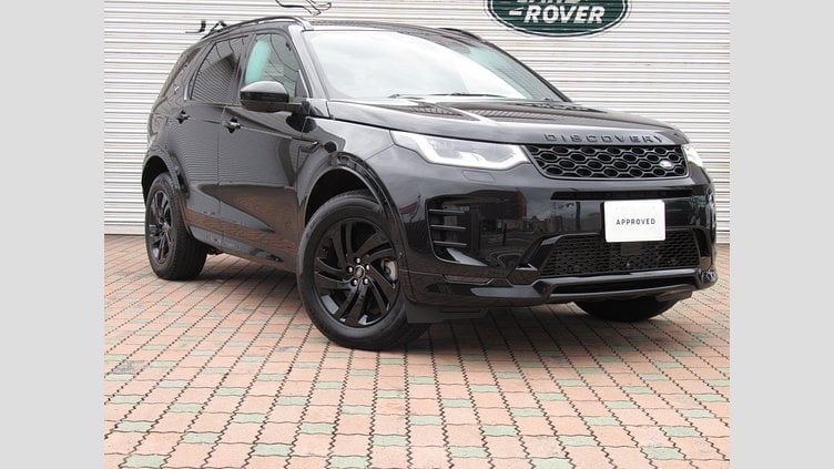 2024 認定中古車 Land Rover Discovery Sport サントリーニブラック プラグインハイブリッド（ガソリン） 標準ホイール Dynamic HSE
