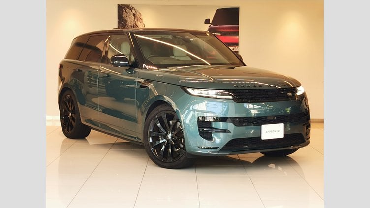 2023 認定中古車 Land Rover Range Rover Sport ジオラグリーン 3.0リッター6気筒400PSターボチャージドガソリンMHEV（オートマチック） FIRST EDITION