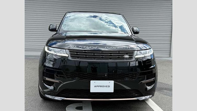 2023 認定中古車 Land Rover Range Rover Sport サントリーニブラック 3.0リッター6気筒300PSターボチャージドディーゼルMHEV（オートマチック） DYNAMIC SE