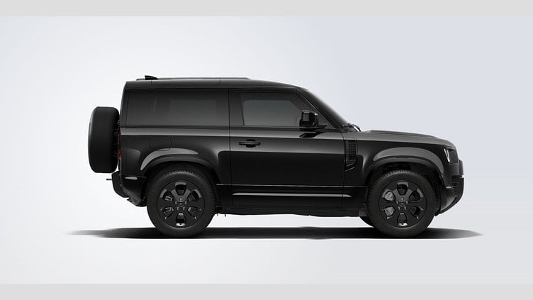 2025 Nou Land Rover Defender 90 Santorini Black 3.0D I6 300CP
 X-Dynamic HSE