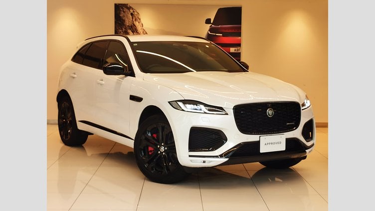 2024 認定中古車 Jaguar F-Pace オストゥーニパールホワイト P400e ガソリン プラグインハイブリッド R-DYNAMIC HSE