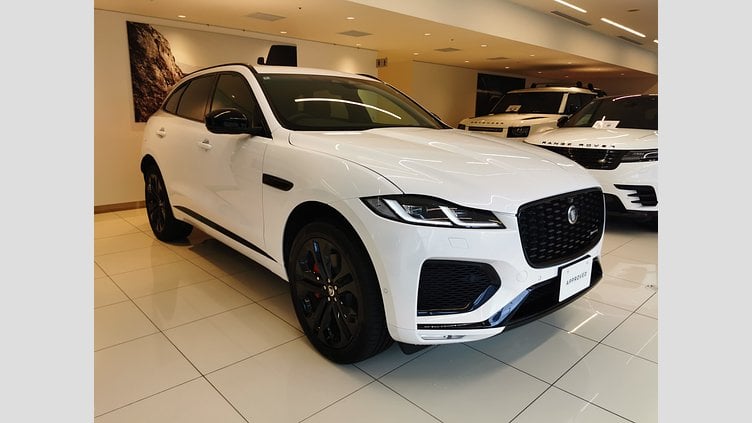 2024 認定中古車 Jaguar F-Pace オストゥーニパールホワイト P400e ガソリン プラグインハイブリッド R-DYNAMIC HSE