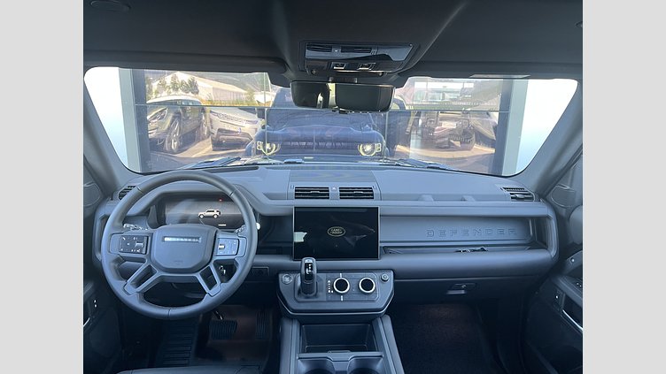 2025 SKLADOVÉ VOZIDLÁ Land Rover Defender 110 Čierna Santorini D300 MHEV AWD X-Dynamic HSE