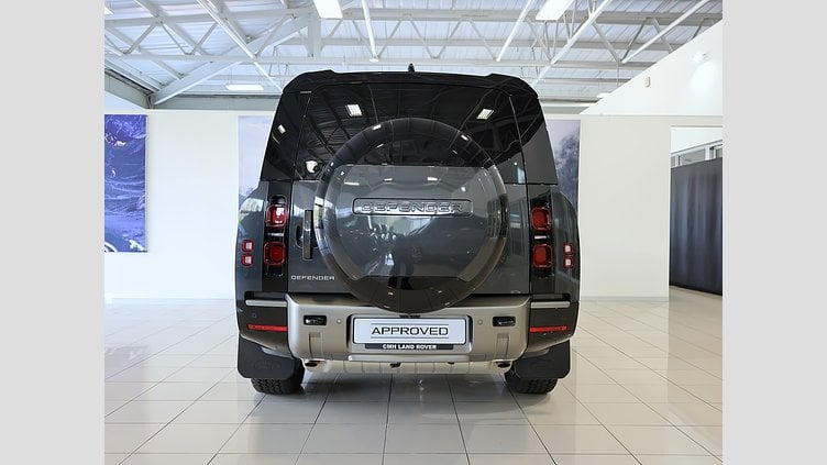 2025 Approved Land Rover Defender 130 Carpathian Grey The 2025 Land Rover Defender 130 D350 HSE X-Dynamic is a luxury SUV with an 8-speed automatic transmission, full-time all-wheel drive, and a 3.0L inline 6-cylinder turbo diesel engine. It features a range of comfort, technology, and safety features 2025 Land Rover Defender 130 D350 HSE X-Dynamic