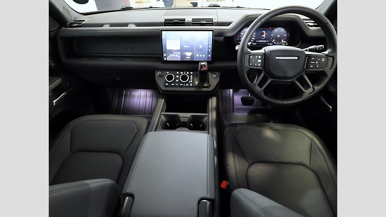 2025 Approved Land Rover Defender 130 Carpathian Grey The 2025 Land Rover Defender 130 D350 HSE X-Dynamic is a luxury SUV with an 8-speed automatic transmission, full-time all-wheel drive, and a 3.0L inline 6-cylinder turbo diesel engine. It features a range of comfort, technology, and safety features 2025 Land Rover Defender 130 D350 HSE X-Dynamic