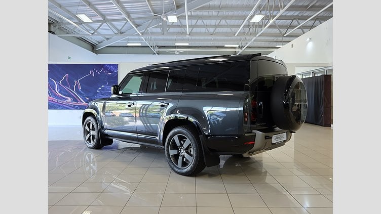 2025 Approved Land Rover Defender 130 Carpathian Grey The 2025 Land Rover Defender 130 D350 HSE X-Dynamic is a luxury SUV with an 8-speed automatic transmission, full-time all-wheel drive, and a 3.0L inline 6-cylinder turbo diesel engine. It features a range of comfort, technology, and safety features 2025 Land Rover Defender 130 D350 HSE X-Dynamic