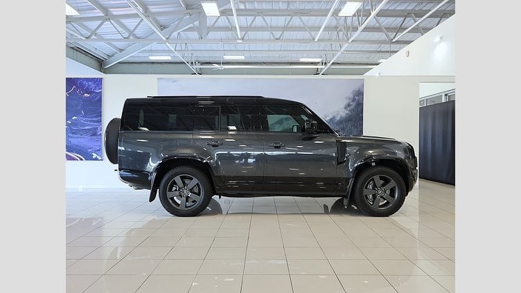 2025 Approved Land Rover Defender 130 Carpathian Grey The 2025 Land Rover Defender 130 D350 HSE X-Dynamic is a luxury SUV with an 8-speed automatic transmission, full-time all-wheel drive, and a 3.0L inline 6-cylinder turbo diesel engine. It features a range of comfort, technology, and safety features 2025 Land Rover Defender 130 D350 HSE X-Dynamic