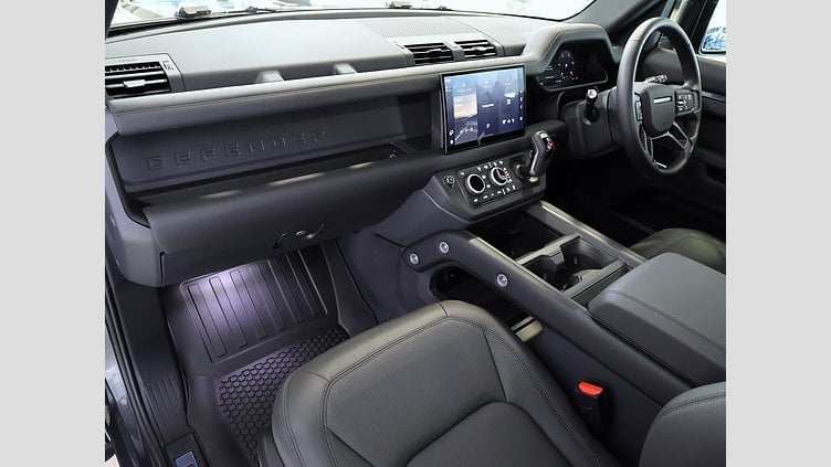 2025 Approved Land Rover Defender 130 Carpathian Grey The 2025 Land Rover Defender 130 D350 HSE X-Dynamic is a luxury SUV with an 8-speed automatic transmission, full-time all-wheel drive, and a 3.0L inline 6-cylinder turbo diesel engine. It features a range of comfort, technology, and safety features 2025 Land Rover Defender 130 D350 HSE X-Dynamic