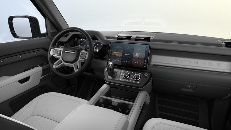 2025 SKLADOVÉ VOZIDLÁ Land Rover Defender 110 Zelená Woolstone D350 naftový s technológiou MHEV X-Dynamic SE