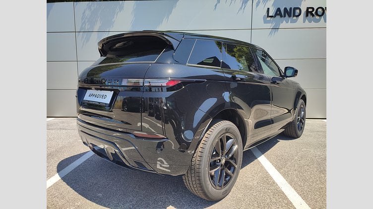 2025 Approved/Jazdené Land Rover Range Rover Evoque Santorini Black 4x4 P270e PHEV SE Dynamic, AWD, Auto 5d.