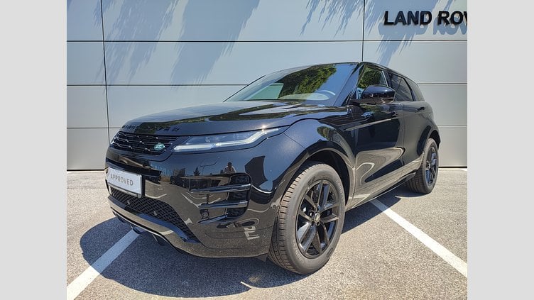 2025 Approved/Jazdené Land Rover Range Rover Evoque Santorini Black 4x4 P270e PHEV SE Dynamic, AWD, Auto 5d.