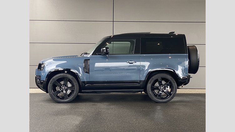 2024 認定中古車 Land Rover Defender 90 タスマンブルー D350 ディーゼルマイルドハイブリッド X-Dynamic HSE