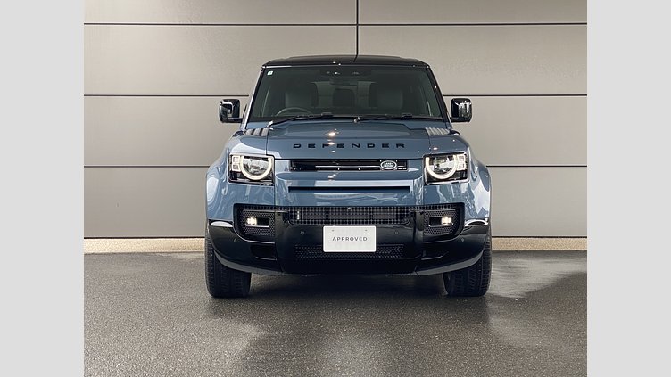 2024 認定中古車 Land Rover Defender 90 タスマンブルー D350 ディーゼルマイルドハイブリッド X-Dynamic HSE
