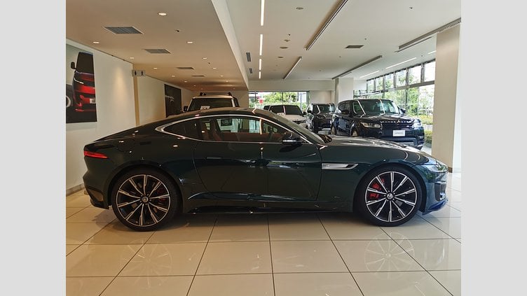 2023 認定中古車 Jaguar F-Type ブリティッシュレーシンググリーン P575 オートマチック 全輪駆動 F-TYPEクーペ R75