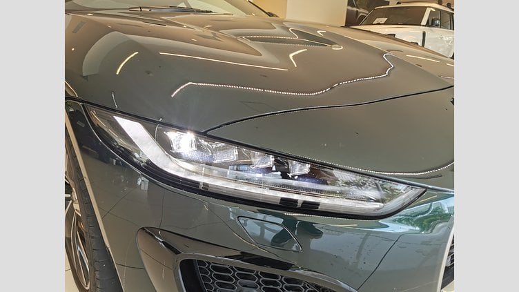2023 認定中古車 Jaguar F-Type ブリティッシュレーシンググリーン P575 オートマチック 全輪駆動 F-TYPEクーペ R75