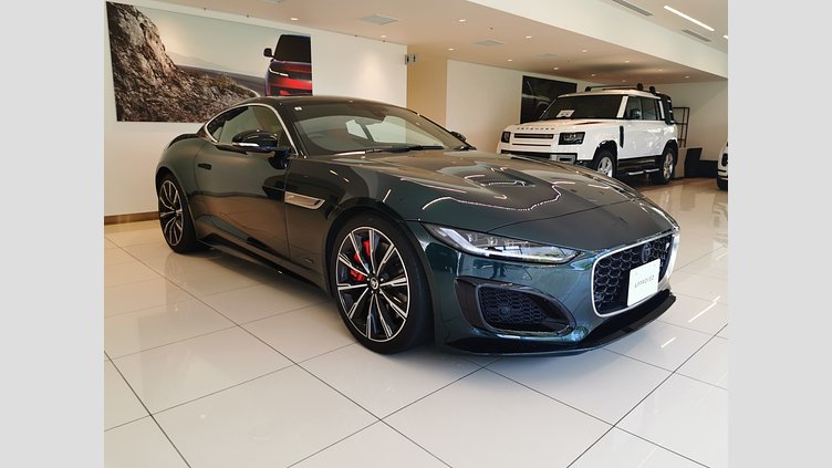 2023 認定中古車 Jaguar F-Type ブリティッシュレーシンググリーン P575 オートマチック 全輪駆動 F-TYPEクーペ R75