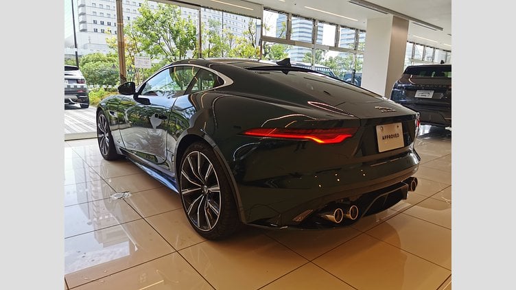 2023 認定中古車 Jaguar F-Type ブリティッシュレーシンググリーン P575 オートマチック 全輪駆動 F-TYPEクーペ R75