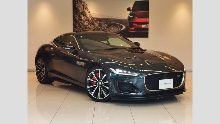 2023 認定中古車 Jaguar F-Type ブリティッシュレーシンググリーン P575 オートマチック 全輪駆動 F-TYPEクーペ R75