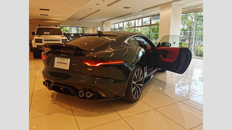 2023 認定中古車 Jaguar F-Type ブリティッシュレーシンググリーン P575 オートマチック 全輪駆動 F-TYPEクーペ R75
